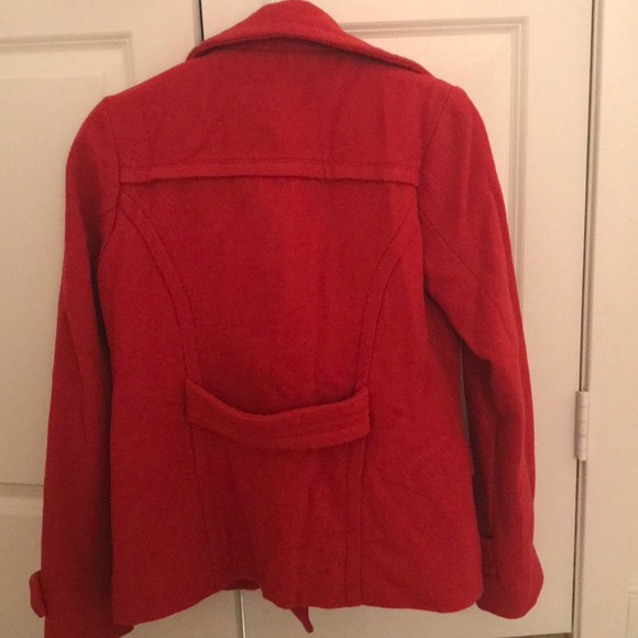 American eagle red pea coat! - Picture 4 of 4